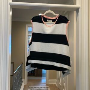 Free people boxy sweater (bw)